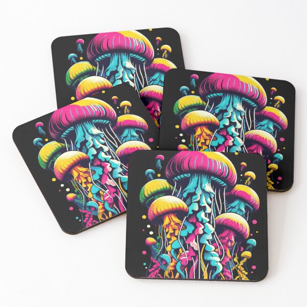 Item preview, Vibrant Pop Art Jellyfish Smack, Embodiment of Ocean Life designed and sold by SandbarTees.