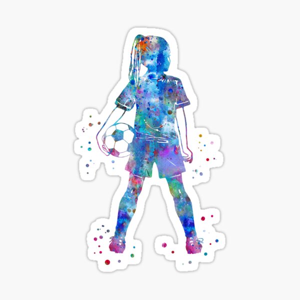 Item preview, Girl Soccer Player  designed and sold by Rosaliartbook.