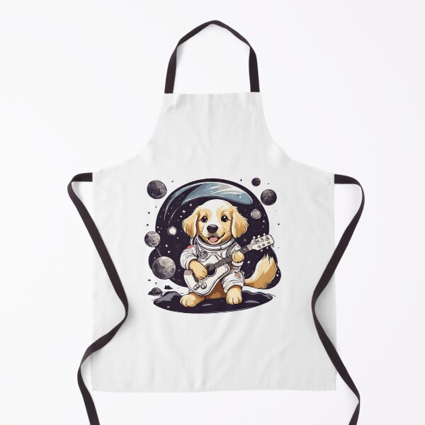 Item preview, GUITARIST ASTRONAUT GOLDEN RETRIEVER – adorable chihuahua puppy – chihuahua puppy astronaut - chihuahua cosmonaut puppy designed and sold by Musicians-world.