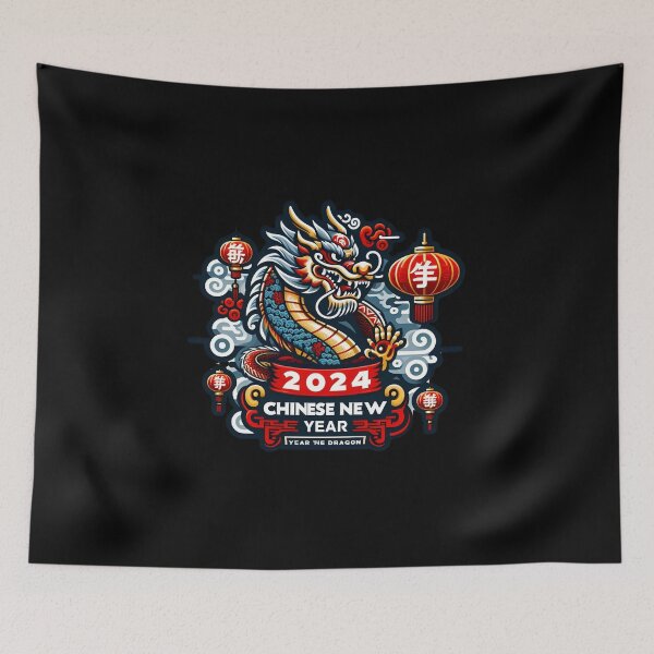 Item preview, Chinese New Year 2024 Year Of The Dragon Happy New Year 2024 designed and sold by SlocifieShop.
