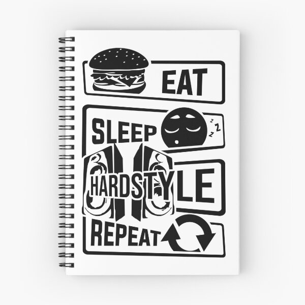 Item preview, Eat Sleep Hardstyle Repeat - Bass Party Dancing designed and sold by anziehend.