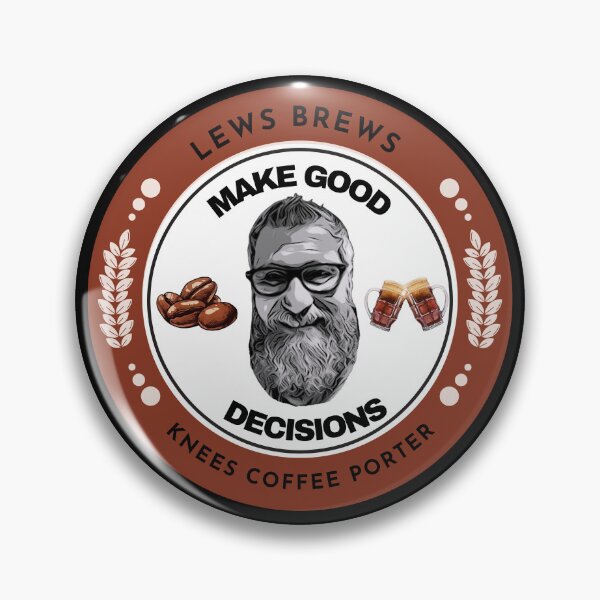 Item preview, LEWS BREWS - Knees Coffee Porter designed and sold by CleanEnergyLife.