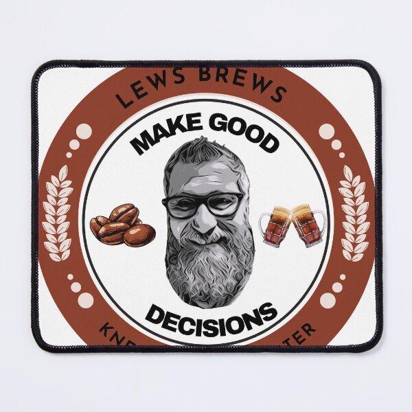 Item preview, LEWS BREWS - Knees Coffee Porter designed and sold by CleanEnergyLife.