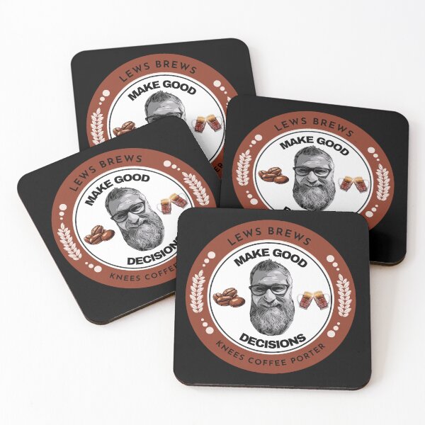 Item preview, LEWS BREWS - Knees Coffee Porter designed and sold by CleanEnergyLife.