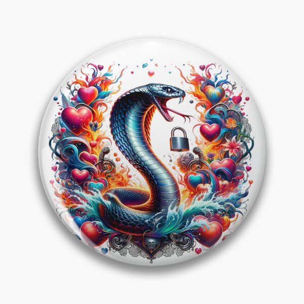 Item preview, Serpentine Love: Flames and Tides designed and sold by Pixel Dome.