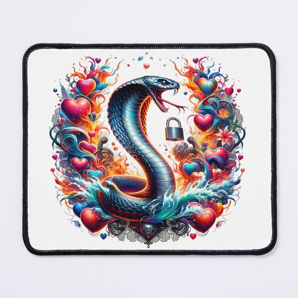 Item preview, Serpentine Love: Flames and Tides designed and sold by Pixel Dome.