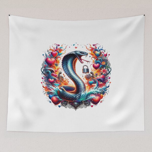Item preview, Serpentine Love: Flames and Tides designed and sold by Pixel Dome.