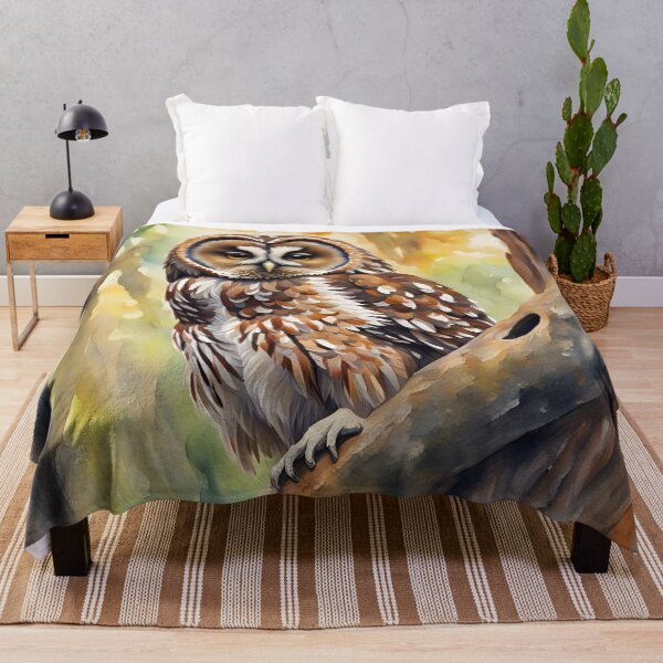 Item preview, Tawny Owl (Strix Aluco) - British Birds of Prey designed and sold by Country-Artist.