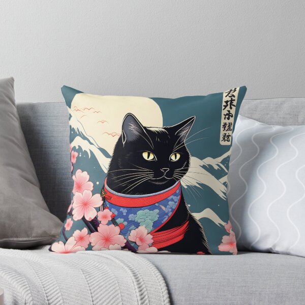 Item preview, Japanese black cat designed and sold by Catophile.