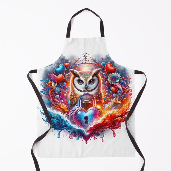 Item preview, Mystical Wisdom: The Owl's Enchanted Heart designed and sold by Pixel Dome.