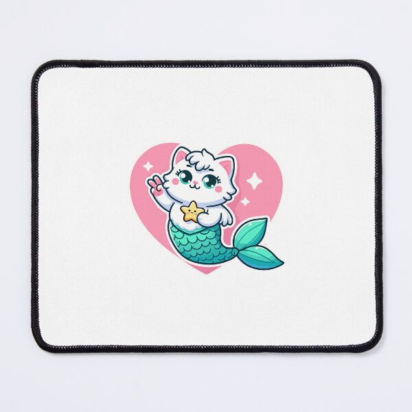 Item preview, white Meowmaid designed and sold by kalidfashUSA.