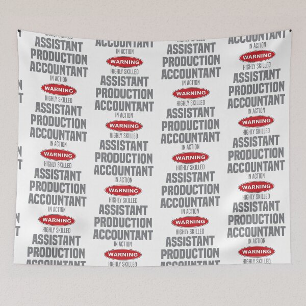 Item preview, Highly Skilled Assistant Production Accountant in Action designed and sold by NermilioDesigns.