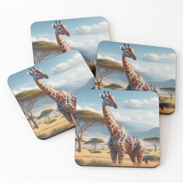 Item preview, Summit Safari: Giraffe Amidst Nature's Peaks 2 designed and sold by NaphDesigns.