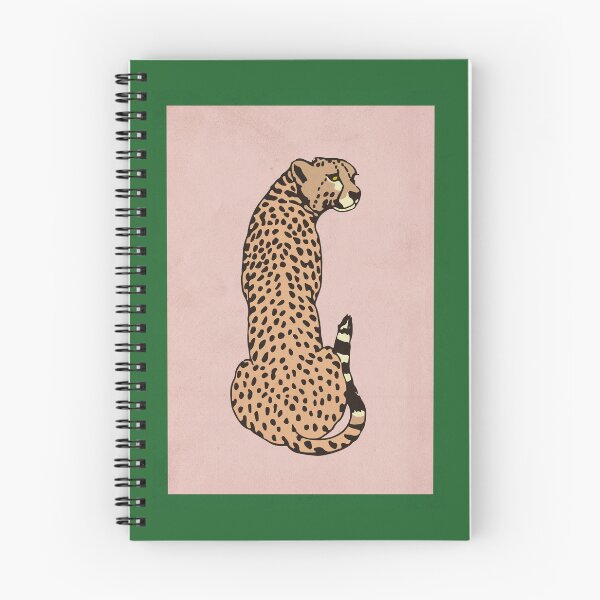 Item preview, CHEETAH | Retro Vintage Cheetah Print Poster | Bold Green and Pink Vintage Wall Art | Eclectic Wall Decor | Pink Cheetah Art | Leopard Print designed and sold by HoneymoonHotel.