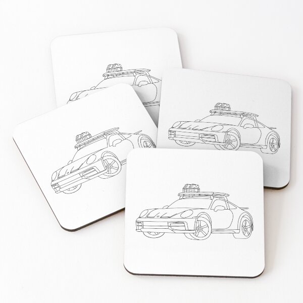 Item preview, 911 Porsche Dakar Silhouette (Black) designed and sold by VHXmedia.