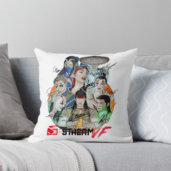Item preview, Mortal Kombat Version Black Signatures White Background StreamVF designed and sold by StreamVF.