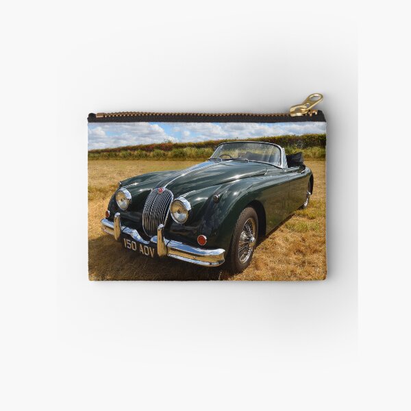 Item preview, Classic 1960 Jaguar XK150 drop head coupe parked in field. designed and sold by Umdash919.
