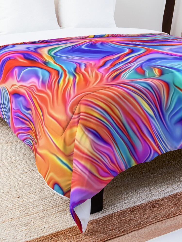 Alternate view of Liquid Flames Comforter