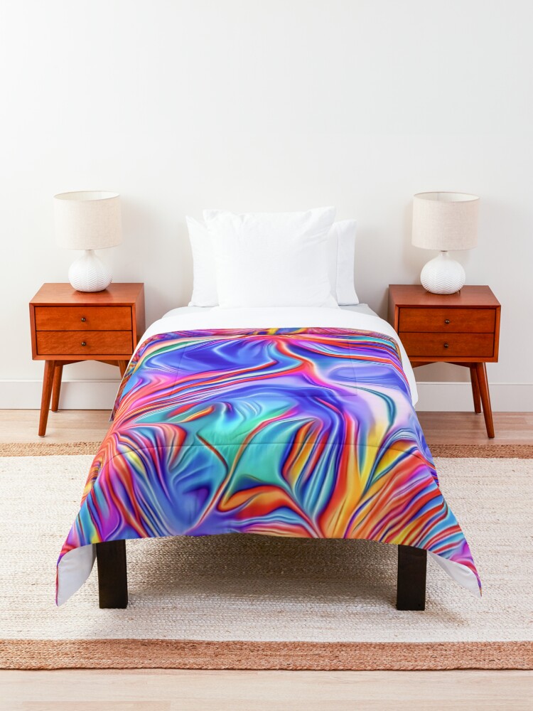 Alternate view of Liquid Flames Comforter