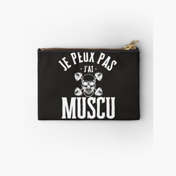 Aperçu de l'œuvre j'peux pas j'ai muscu | cadeaux de gym | musculation créée et vendue par store7azzouzi.