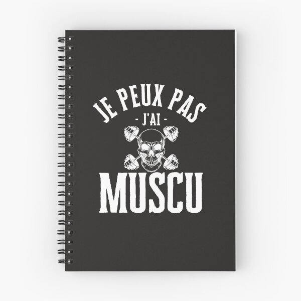 Aperçu de l'œuvre j'peux pas j'ai muscu | cadeaux de gym | musculation créée et vendue par store7azzouzi.