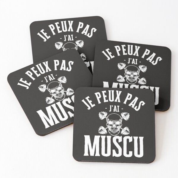 Item preview,  j'peux pas j'ai muscu | gym gifts | musculation  designed and sold by store7azzouzi.