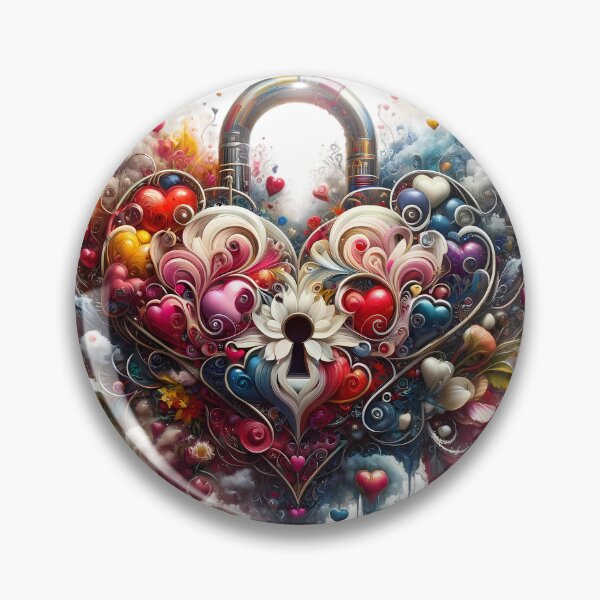 Item preview, "Lock of Hearts: Blossoming Emotions designed and sold by Pixel Dome.