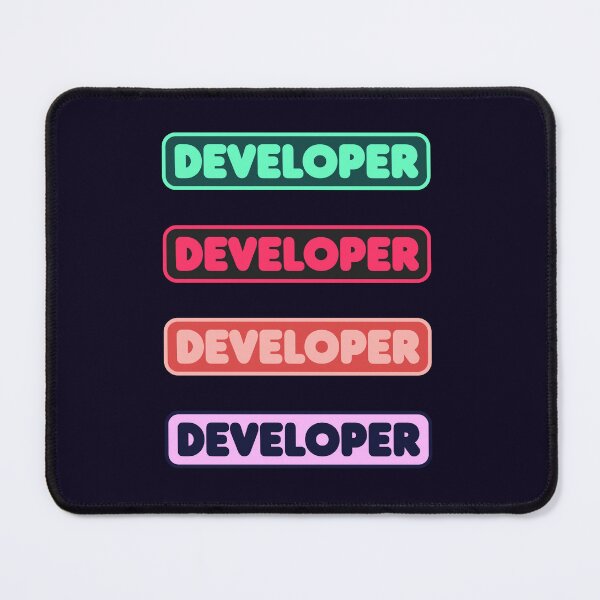 Item preview, Developer (pack of 4) - software engineer | Product Designer | software developer Stickers designed and sold by PoshPixel.