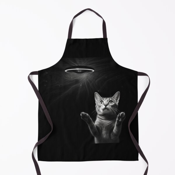 Item preview, CUTE FUNNY CAT SURPRISED BY UFO 1 designed and sold by justyna-s28.