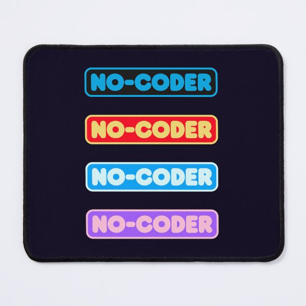Item preview, No-Coder (pack of 4) designed and sold by PoshPixel.