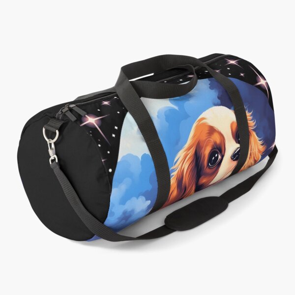 Item preview, Cavalier king charles spaniels mini dog breed black and tan puppy cute illustration designed and sold by NBSStore.
