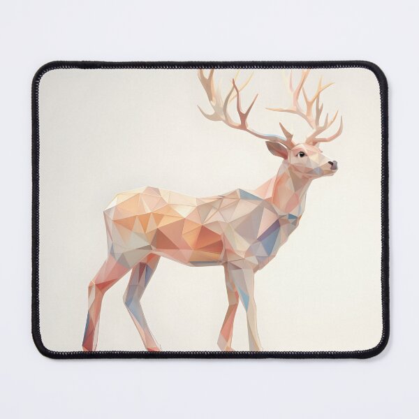Item preview, Pastel Prism Reindeer: A Study in Geometric Serenity designed and sold by RxU3.