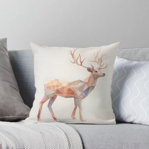 Item preview, Pastel Prism Reindeer: A Study in Geometric Serenity designed and sold by RxU3.