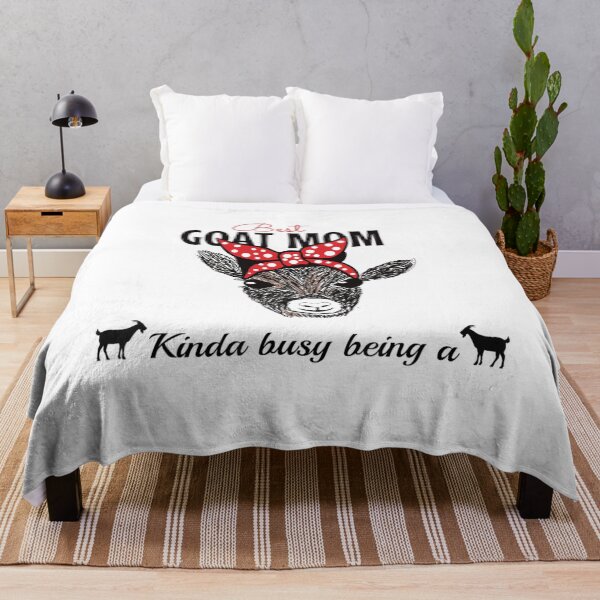 Item preview, Kinda Busy Being A best Goat Mom Messy Hair In Bun Bandana T-Shirts Classic T-Shirt designed and sold by Rockty.