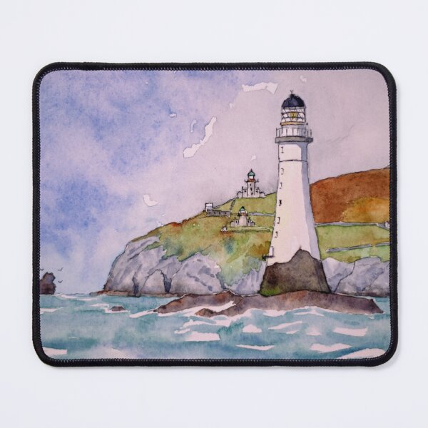 Item preview, Chicken Rock and Calf of Man lighthouses. designed and sold by John Ray.