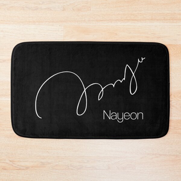 Item preview, Nayeon's white autograph (with her name) designed and sold by SappyYellowCR.