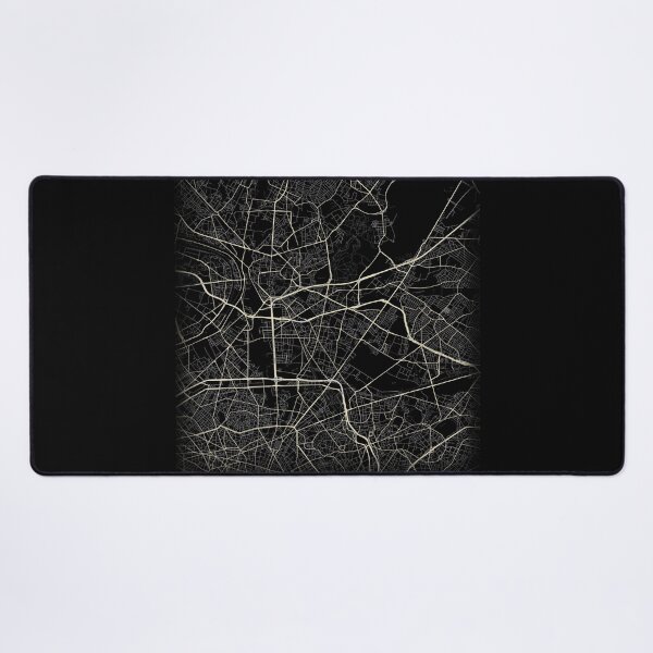 Item preview, Aubervilliers Black and white map designed and sold by Jerhus.