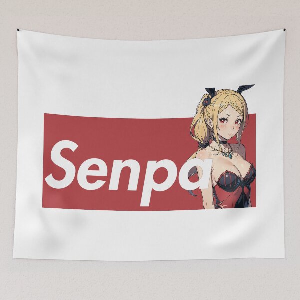 Item preview,  Senpai Girl Peeker designed and sold by Waifu-Supremacy.