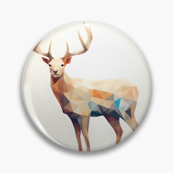Item preview, Pastel Prism Reindeer: A Study in Geometric Serenity designed and sold by RxU3.