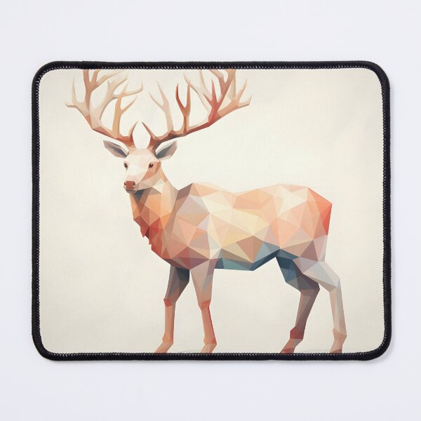 Item preview, Pastel Prism Reindeer: A Study in Geometric Serenity designed and sold by RxU3.