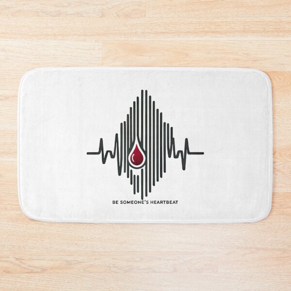Artikelvorschau, Minimalistisches Heartbeat Lifeline Blood Donation Tee – Bewusstsein für Blutspende entworfen und verkauft von MAPDDesigns.