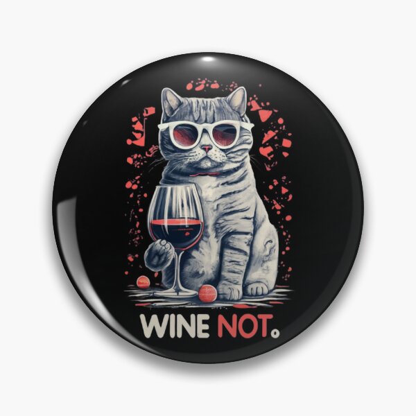 Item preview, Party British cat serves wine and invites designed and sold by BlueGoldArt.