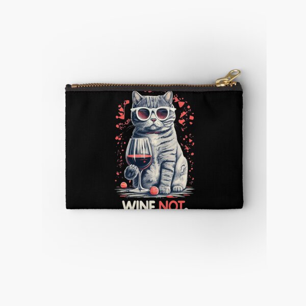 Item preview, Party British cat serves wine and invites designed and sold by BlueGoldArt.