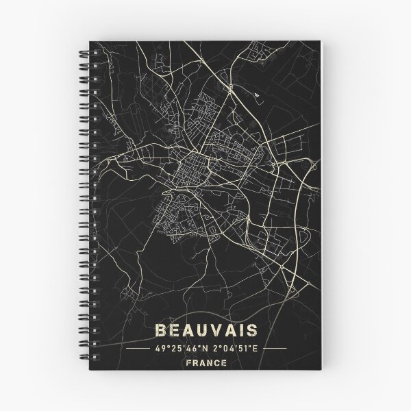 Item preview, Beauvais Map Black and White designed and sold by Jerhus.