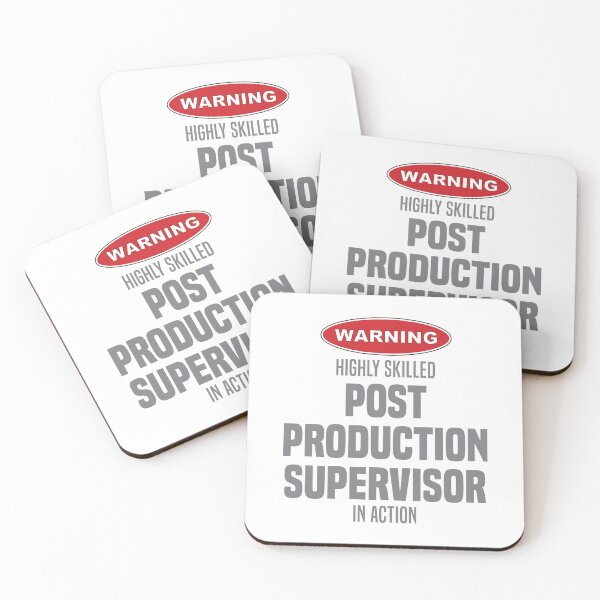 Item preview, Highly Skilled Post Production Supervisor in Action designed and sold by NermilioDesigns.