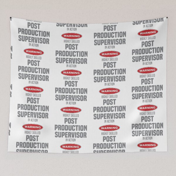 Item preview, Highly Skilled Post Production Supervisor in Action designed and sold by NermilioDesigns.