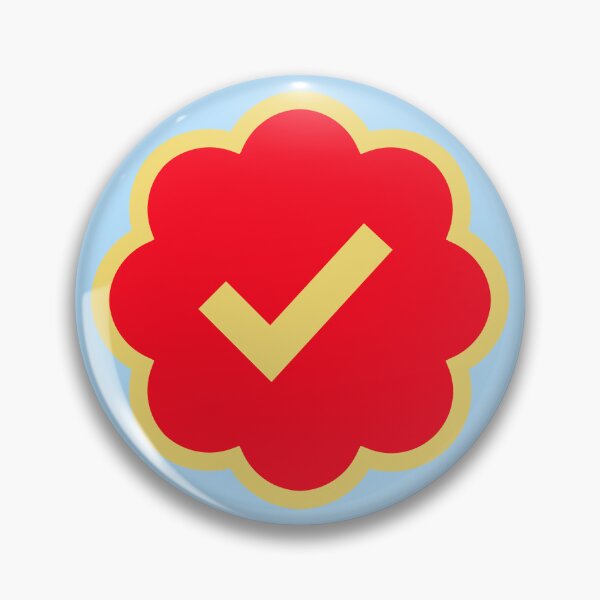 Item preview, Red-Yellow Verified (single) designed and sold by PoshPixel.