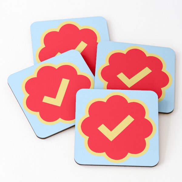 Item preview, Red-Yellow Verified (single) designed and sold by PoshPixel.