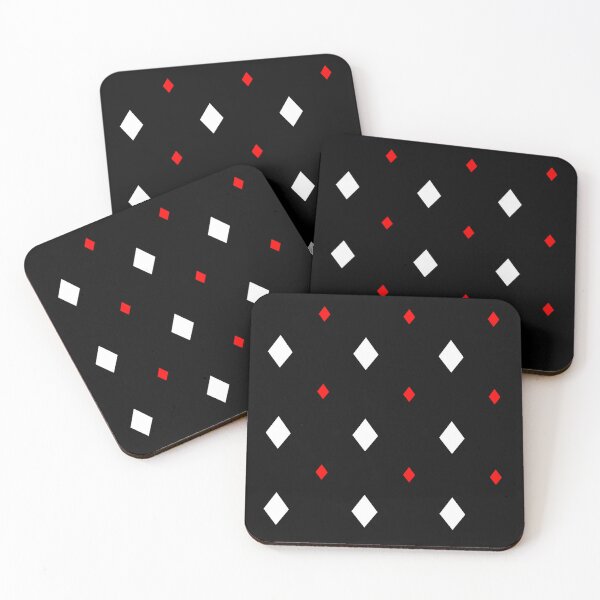 Item preview, Red and white diamond design designed and sold by GingerArtGifts.