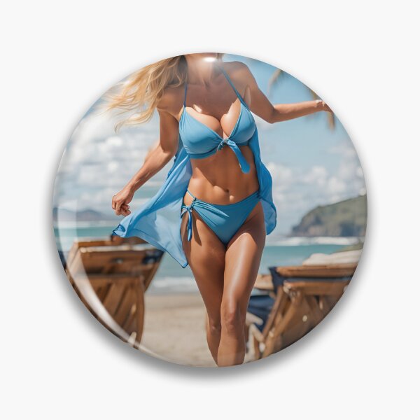 Item preview, Happy blonde on the beach designed and sold by Kenosuke78.